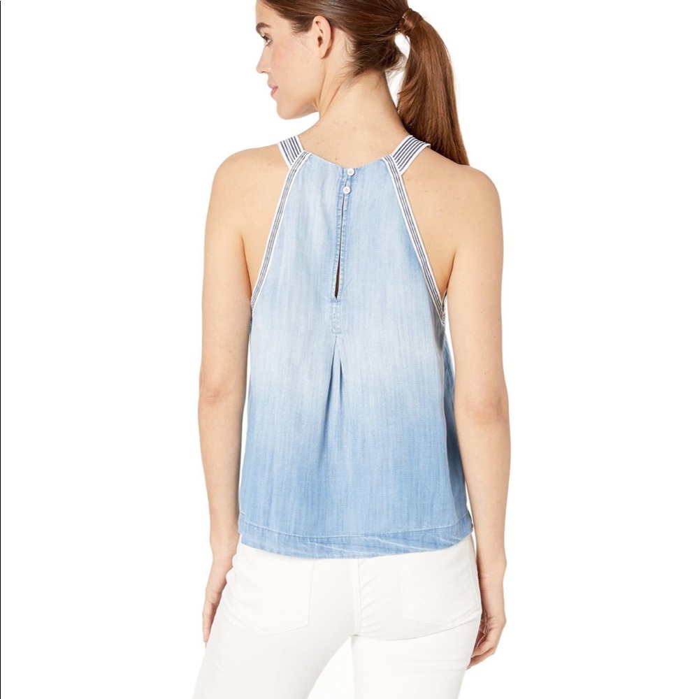 RARE - Stripe Trim Top in Silverlake Wash - Picture 6 of 9
